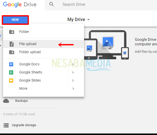 google drive my drive folder